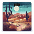 Abstract Desert Scenery Bathroom Scale Weight Scale for Body WeightHighly Accurate Digital Weighing Machine Clear LED Display Digital Bathroom Body Scale 400lb/182kg