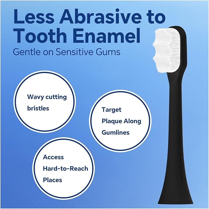 Replacement Toothbrush Brush Heads Compatible for 1100 5300 7500(2 Pcs)