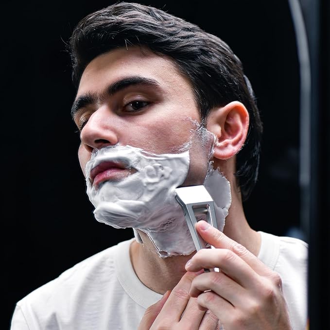 HYPE X1 Safety Razor Shave Settings - Sensitive (S) &amp Ultra-Close (UC) Settings Durable Aerospace-Grade Aluminum Magnetic snap-on design Compatible with HYPE X1 Safety Razor for Men &amp Women