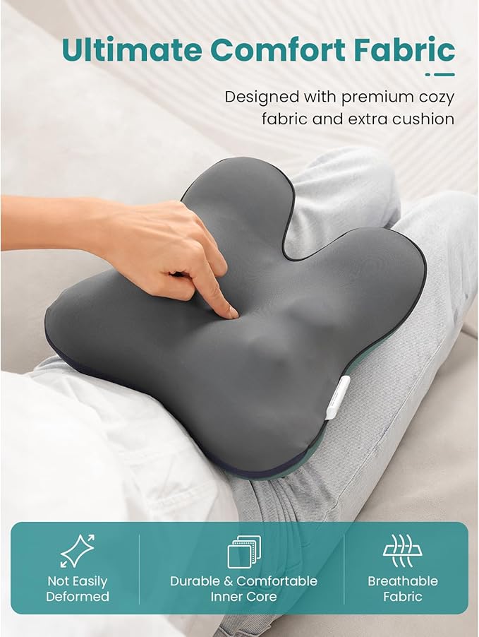 BOB AND BRAD Back Massager with Heat FSA Eligible/HSA Eligible EZBack Corded Back Massager for Pain Relief Deep Tissue Shiatsu Back and Neck Massage Pillow Soothing Full-Body Relief for Women Men