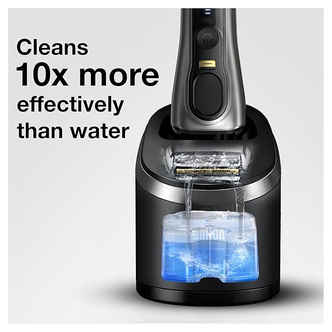 Braun Clean &amp Renew Refill Cartridges CCR Replacement Shaver Cleaner Liquid Solution for Clean&ampCharge System Pack of 10