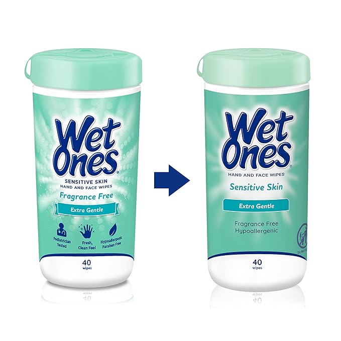 Wet Ones Antibacterial Hand Wipes Tropical Splash Wipes &amp Hand and Face Wipes Sensitive Skin Wipes | Unscented Wipes Hand and Face Wipes Sensitive Skin Wet Ones Sensitive Skin Wipes