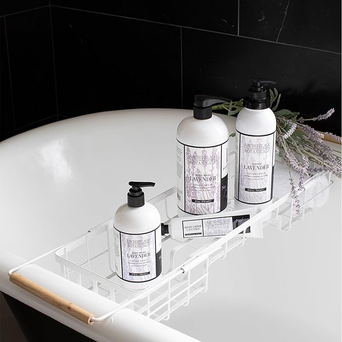 Archipelago Botanicals Lavender Body Wash Cleansing and Moisturizing Body Wash for Dry Skin Soft and Smooth Skin Free from Parabens Phthalates and GMOs (33 oz)
