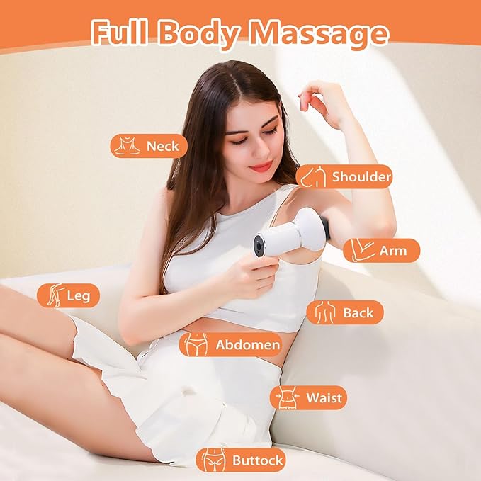Cordless Body Massage Lymphatic Drainage Tool 5-in-1 Handheld Body Sculpting Machine Electric Cellulite Massager with 6 Speeds Rechargeable &amp Portable Cellulite Roller for Thighs Butt Fat