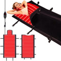 1000 LEDs Dual Full Body Red Light Therapy Mat Red Light Therapy Blanket 2in1 LEDs(660nm&amp 850nm) Premium Leather Adjustable Timer &amp Intensity