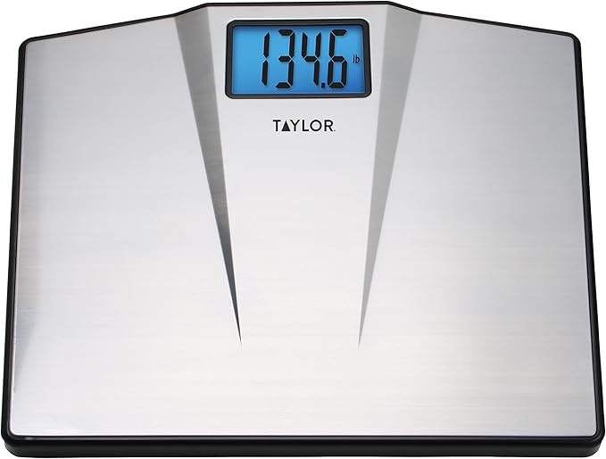 Taylor Digital Bathroom Scale 1 Count (Pack of 1) Silver
