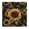 Brown Leaves Sunflower Smart Scale for Body Weight Accurate Bathroom Scale with LED Display Digital Weight Scales Weighing Machine High Precision Scales for Bath Home