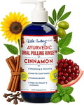 Dale Audrey Nano Hydroxyapatite Mouthwash Oil Pulling for Teeth and Gums | Cinnamon Flavored Organic Mouthwash for Bad Breath | Essential Oils for Teeth Whitening &amp Fresh Breath Natural Mouthwash