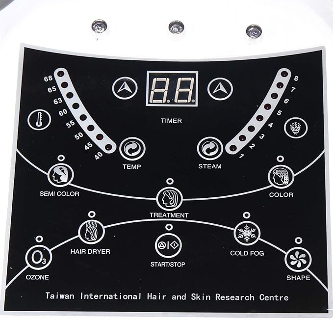 Professional Hair Steamer Hair Dyeing Machine Ozone Micro Mist Hair Steamer Hair Care SPA Steamer Oil Treatment Hair Color Processor for Hair Care Hair Repair 700W