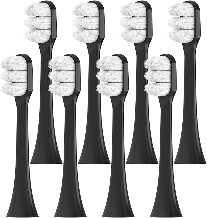 8/12pcsReplacement Toothbrush Brush Heads Compatible for 4100 6500 6100(8 Pcs)