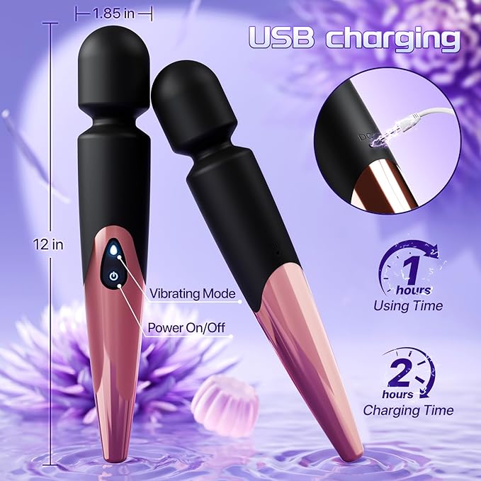 2026 New Edition Electric Workout Massagers with 10 Powerful Modes Cordless Massage Tools Long Battery Life Portable Massagers for Back Neck Full Body Relief (Dark Brown) A1522 (black1)