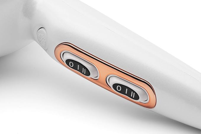 AMAXY Limited Edition Real Infrared Light Hair Dryer with Patented Ceramic Honeycomb Technology to Get More Volume Smoother Frizz Free &amp No Heat Damage (Free Mini Flat Iron)
