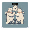 Bear Dancing Digital Bathroom Scale for Body Weight with High Precision Digital Weighing Scale with BMI Clear LCD Display and Step-On Measures Weight Up to 180kg