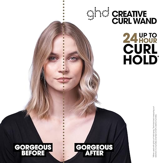 ghd Curve® Professional Hair Curling Irons &amp Wands | Soft Waves Classic and Tight Curls | 0.5 –1.5 Inch Barrels’ | 365ºF Styling Temp Preventing Heat Damage + Auto Sleep Mode
