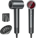 Hair Dryer Professional Ionic Hair Dryer for Fast Drying High Speed Hair Blow Dryer with Diffuser for Home Salon Travel Constant Temperature Hair Care Without Hair Damage