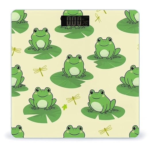 Smart Scale for Body Weight Digital Bathroom Weighing Scale Energy Saving Scale Cute Frog Animal Green Frogs