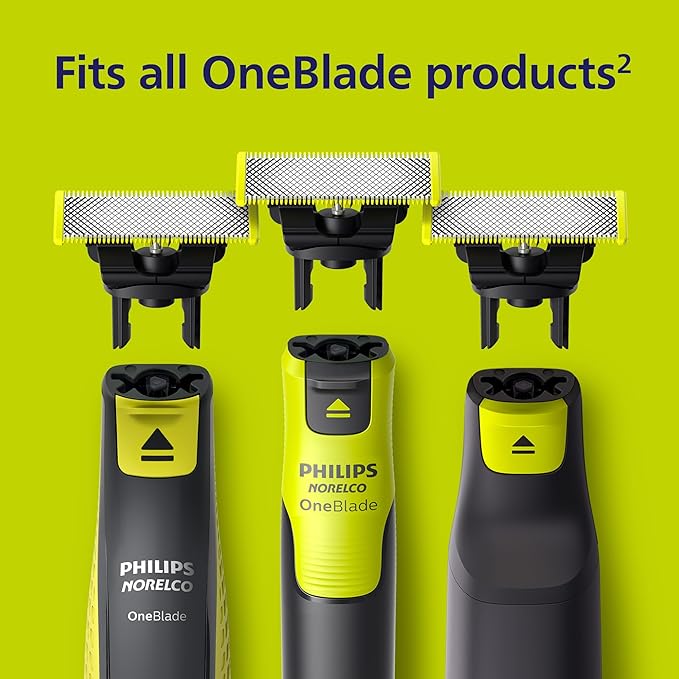 Philips Norelco OneBlade 360 BladesGenuine Replacement Blades for OneBlade Electric Shaver and TrimmerQP440/804 Count (Pack of 3)
