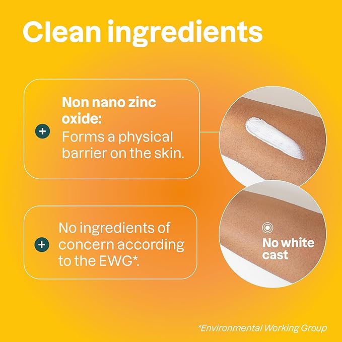 ATTITUDE Mineral Sunscreen with Zinc Oxide SPF 30 EWG Verified Broad Spectrum UVA/UVB Protection Dermatologically Tested Vegan Tropical 5.2 Ounces