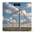 Windmills Weight Scale Highly Accurate Digital Weighing Scale with Large LCD Display Smart Bathroom Scales for Home Bedrooms and Gift Giving