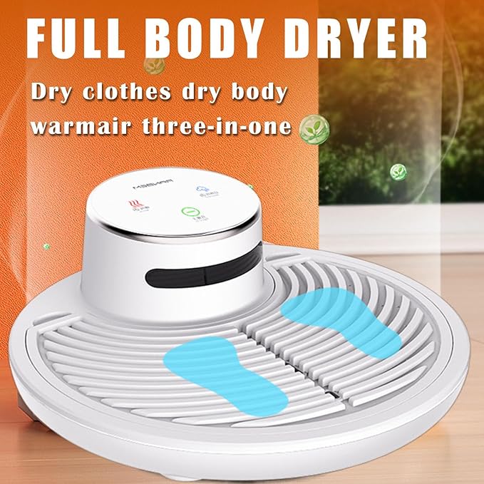 Body Dryer Full Body Dryer for Shower Body Hair Dryer Negative Ions Body Heater Blow Dryer Temperature &amp Wind Volume Controlled Dryer with Intuitive Display Waterproof hygienic Scaffolding