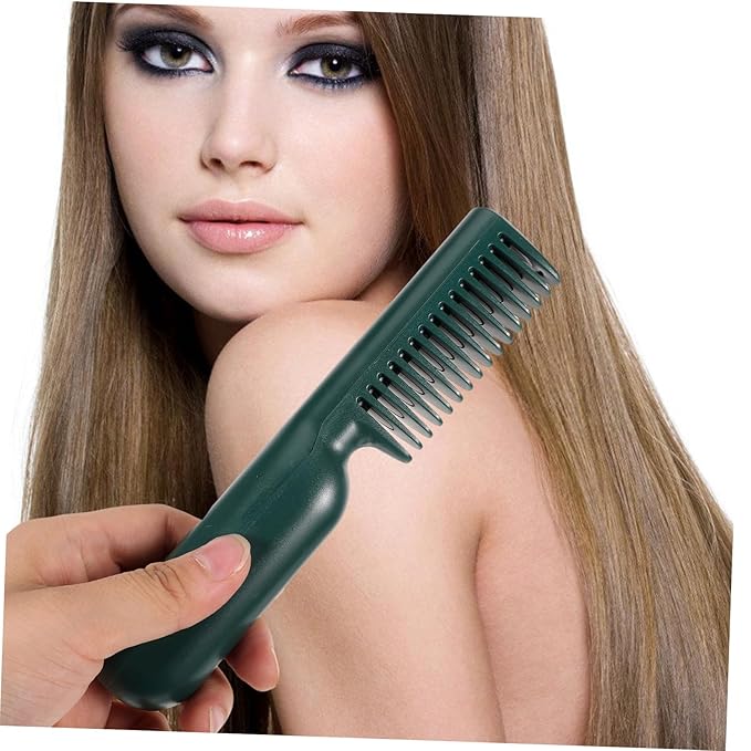 Heat Brush Hair Straightener Brush Straightening Comb Styling Tool Fast Heat Silk Finish