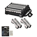 WES9032P Shaver Replacement Blades &amp Foil Compatible with Panasonic arc5 Shavers | Complete Replacement Kit for Models ES-LV9N ES-LV95 ES-LV65 ES-XLV9C(1 Foil+2 Cutters) (Arc5(1Foil+4Cutters))
