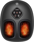COMFIER 2026 Shiatsu Foot Massager with HeatCompressionKneading &ampRollingFoot Massager for NeuropathyPlantar FasciitisUpgraded for Larger Feet Machine(Size 15)Home or Officefor Men Women
