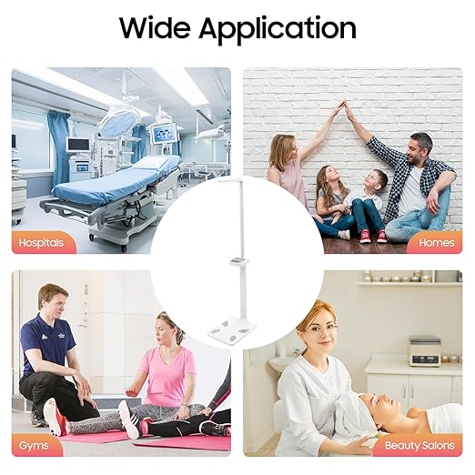 Multifunction Medical Body Weight Scale Ultrasonic Electronic Height and Weight Scale with LCD Weight Scale for Homes Gyms Beauty Salons Hospitals Schools