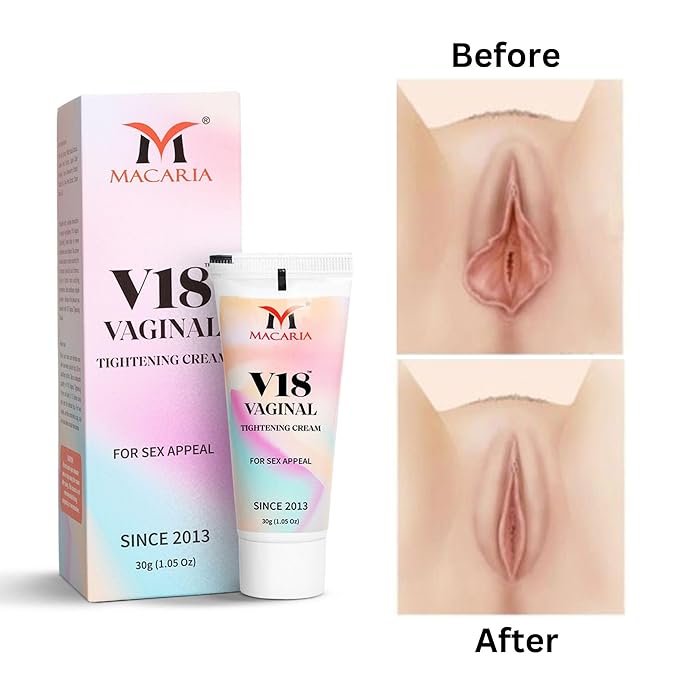 MACARIA V18 Instant tight Vaginal Tightening Cream Gel - Instant firmming And Rejuvenation for women - Feminine care - Feel confidend And Refreshed
