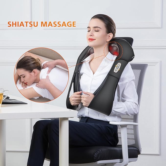 Snailax Neck Massager and Foot Massager Bundle