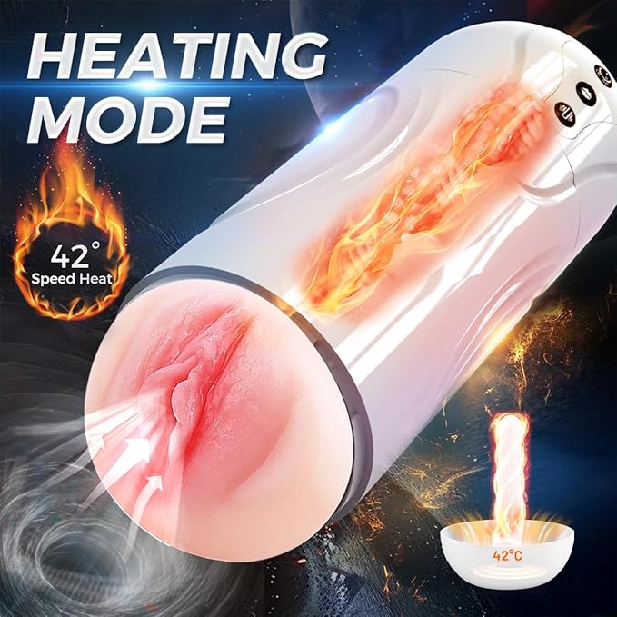 Automatic Male Masterburbatar Pocket Puzzy Heat Vibration Sucking Thrusting Mens Masterbuters Life Size Adult Toy Tight Sleeve Electric Massager Mastusbafor Machine Hands Free Underwear POW04