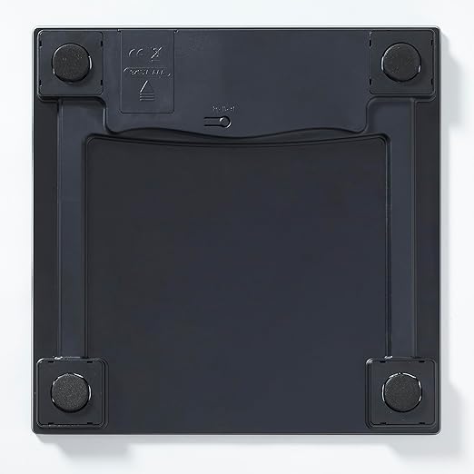Taylor Digital Scales for Body Weight High 400 LB Capacity Brushed Stainless Steel Thin Glass Platform Unique Blue LCD Durable Platform 11.8 x 11.8 Inches Stainless Steel