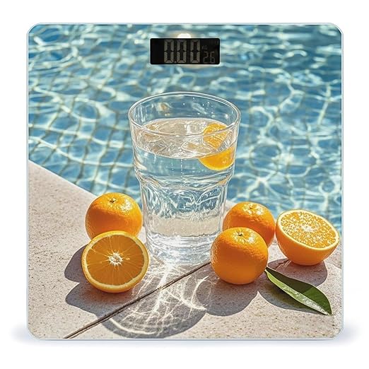 Light and Shadow Weight Scale Highly Accurate Digital Weighing Scale with Large LCD Display Smart Bathroom Scales for Home Bedrooms and Gift Giving