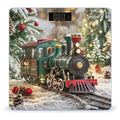 Christmas Train Scale for Body Weight Highly Accurate Digital Bathroom Body Scale Digital Bathroom Scales for People Anti-Slip Large LCD Display Smart Scales
