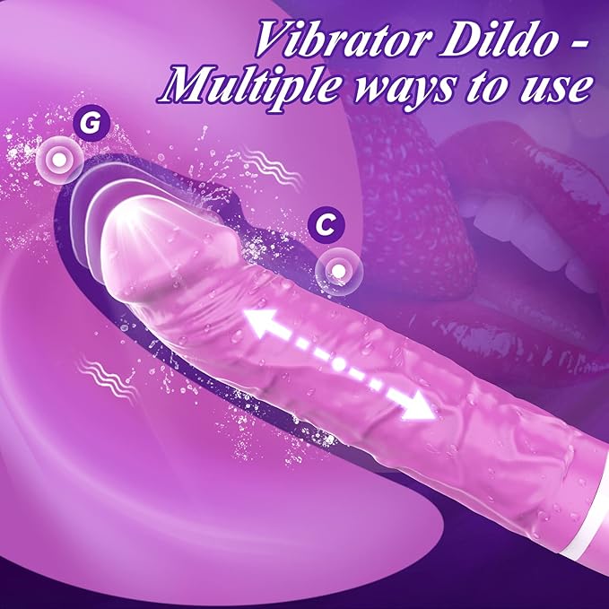 Portable Vibrating Massager -Clitioral Sucker Relaxes Muscles Viboatoars Toy 7 Modes Couples - for Body and Back Foot Silent Personal for Sports Massage Adult Tools Relaxation 1104Q9 (Purple)