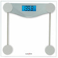 EUROSTAR Digital Glass Bathroom Scale Clear