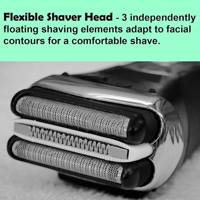 Series 3 Replacement Head 32B for Braun ProSkin Electric Shaver S3 Wet and Dry Replacement Head Compatible with Braun 3040s 310s 340s-4 3000s Foil and Cutter (1 Count)