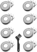Shaver Replacement Heads BladesCompatible for SkullShaver Pitbull Gold PRO Brush Pitbull Shaver Replacement Blade(8 PCS S)