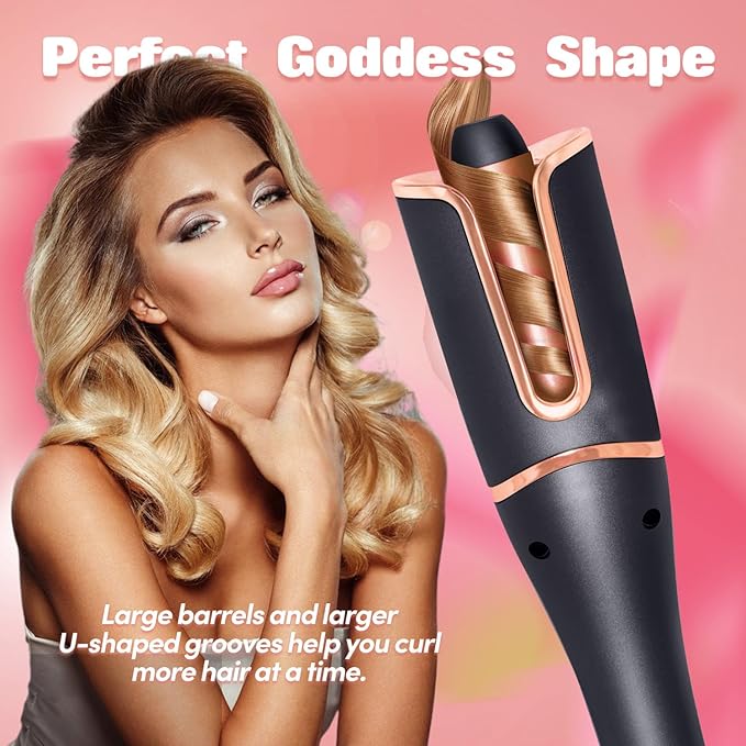 Auto Hair Curling Iron Ceramic Rotating Air Curler Air Spin Wand Styler Curl Machine Magic Hair Curler Automatic Hair Curler