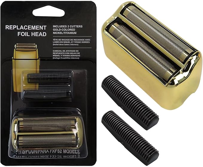 GRABOTE Upgraded Double Foil and Cutters Replacement Set Fit for PRO Foil Shaver New Replacement