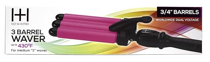 Hot and Hotter 3 Barrel Waver 430° F 3/4'' Barrel