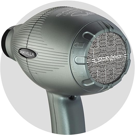 Sam Villa Lightweight &amp Quiet Ionic Professional Hair Dryer With Variable Speed &amp Temperature