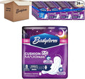 Bodyform Maxi - Value Sanitary Napkins Cushion Soft Always Comfortable and Ultra-Absorbent (Night 192 Count (24 Packs of 8 Counts))