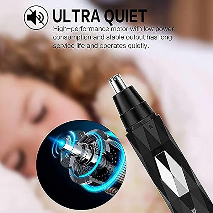 Nose and Ear Hair Trimmer – Professional Painless Trimmer for Men and Women Waterproof