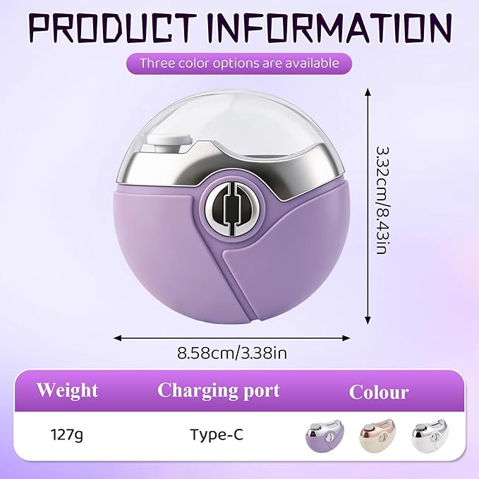 2026 Upgraded Electric Nail Clipper 3 in 1 Electric Polishing Automatic Nail Clippers Multi-Functional Electric Nail Trimmer with 2 Adjustable Speeds Nail Trimmer for Seniors Adults (Beige)