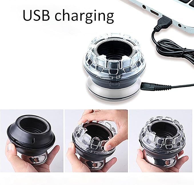 Head Shavers for Bald Men Waterproof Washed Not Rust Bald Head Shaver Rechargeable High Precision Electric Head Hair Shaver