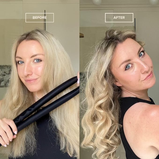 SILKE Heatless Hair Curlers | 100% Luxurious Heatless Curls Headband | Silk Curlers to Sleep In | No Heat Curlers for Overnight Curls | Curling Set | Big Bounce No Effort (Red)