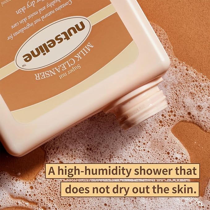 Duo: Super Nut Nourishing Moisturizer Unscented for Dry Skin &amp Super Nut Milk Body Wash