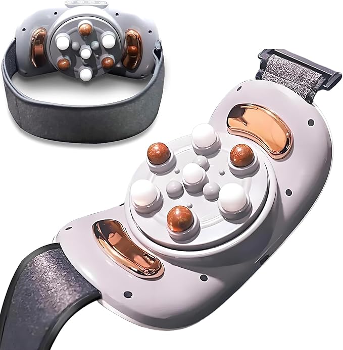 Electric Abdominal Massager Bianstone Automatic Abdominal Massager with 15mm Massage Head Adjustable 3 Levels Intensity and 5 Modes for Abdominal Back Neck and Legs
