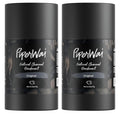 PiperWai Natural Deodorant w/Activated Charcoal | Odor Protection Vegan Aluminum Free Shark Tank Product for Women &amp Men | Great for Travel &amp Gifts | 2.6 oz (75g) Original Scented Stick 2-